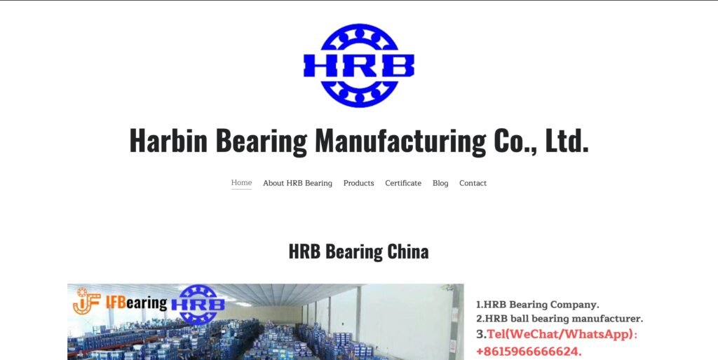 hrb bearing manufacturing co. ltd.